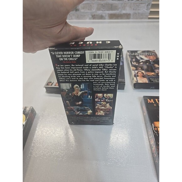 Lot Of 7 VHS Tapes Horror Thriller Action Blair Witch Dracula Bride Of Chucky - Picture 5 of 16